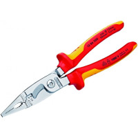 Багатофункціональні кліщі KNIPEX для електромонтажних робіт (13 86 200) Багатофункціональні кліщі KNIPEX для електромонтажних робіт (13 86 200)