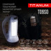 Портативний світлодіодний ліхтарик TITANUM TLF-T09SO 200Lm 6500K із сонячною батареєю (TLF-T09SO)