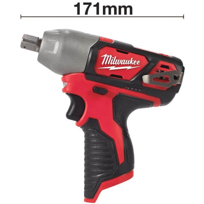 Гайкокрут акумуляторний 1/2" MILWAUKEE, M12 BIW12-0, 138Нм (4933447134) Гайкокрут акумуляторний 1/2" MILWAUKEE, M12 BIW12-0, 138Нм (4933447134)