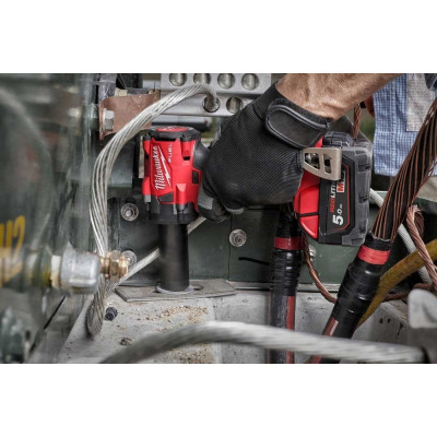 Гайкокрут акумуляторний 1/2" MILWAUKEE, M18 FIW2F12-502X, 339Нм (+зар.пристрій, 2акум.Х 5Аг,HD кейс) (4933478444)