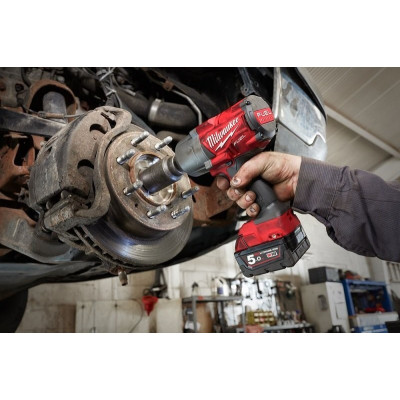 Гайкокрут акумуляторний 1/2" MILWAUKEE, M18 FHIWF12-502X, 1898Нм, (+ заряд.пристрій, 2 акум.Х 5Аг, HDкейс) (4933459696)