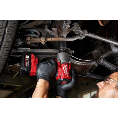 Гайкокрут акумуляторний 1/2" MILWAUKEE, M18 FHIWF12-502X, 1898Нм, (+ заряд.пристрій, 2 акум.Х 5Аг, HDкейс) (4933459696)