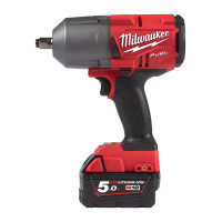 Гайкокрут акумуляторний 1/2" MILWAUKEE, M18 FHIWF12-502X, 1898Нм, (+ заряд.пристрій, 2 акум.Х 5Аг, HDкейс) (4933459696)