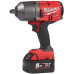 Гайкокрут акумуляторний 1/2" MILWAUKEE, M18 FHIWP12-502X, 1491Нм (+ заряд.пристрій, 2 акум.Х 5Аг, HDкейс) (4933459693)