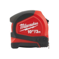 Рулетка метрична MILWAUKEE з LED підсвіткою, 3м, (12мм) (48226602) Рулетка метрична MILWAUKEE з LED підсвіткою, 3м, (12мм) (48226602)
