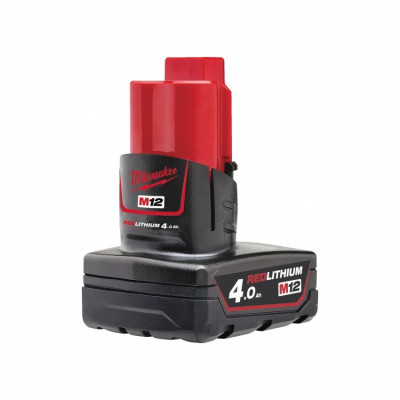 Акумулятор MILWAUKEE, M12 B4 (4Aг) (4932430065) Акумулятор MILWAUKEE, M12 B4 (4Aг) (4932430065)