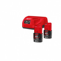 Енергокомплект MILWAUKEE, M12 NRG-302 (+ заряд.пристрій, 2 акум.Х 3Аг) (4933451902) Енергокомплект MILWAUKEE, M12 NRG-302 (+ заряд.пристрій, 2 акум.Х 3Аг) (4933451902)