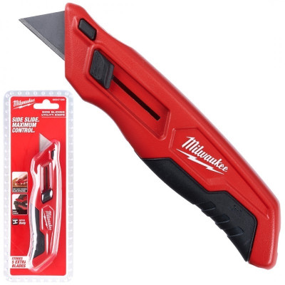 Ніж MILWAUKEE HEAVY DUTY висувний багатофункціональний, (5 лез) (4932471359) Ніж MILWAUKEE HEAVY DUTY висувний багатофункціональний, (5 лез) (4932471359)